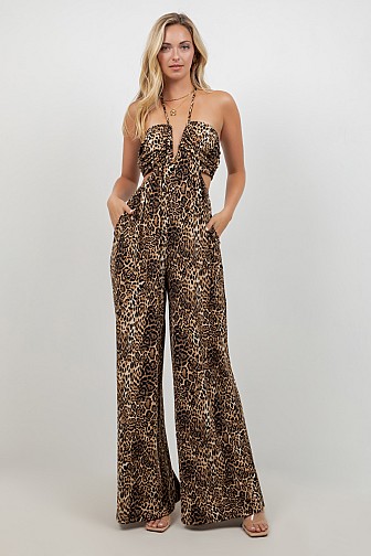 LEOPARD JUMPSUIT