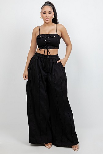 WIDE PANT SET