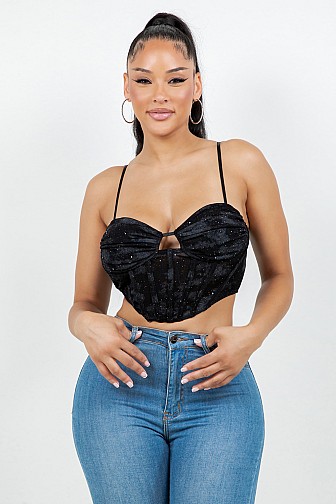SUEDE TOP