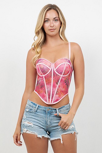 FLORAL CORSET