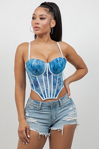 FLORAL CORSET