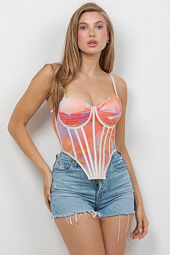 TIE-DYE CORSET