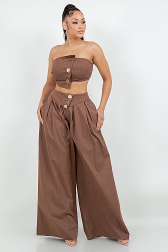 PALAZZO PANTS SET