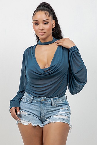 SHEER BODYSUIT
